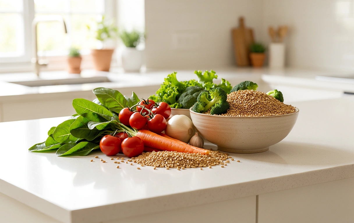 Čerstvé suroviny a příprava jídla